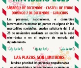 Apertura convocatoria - mercadillo navideño